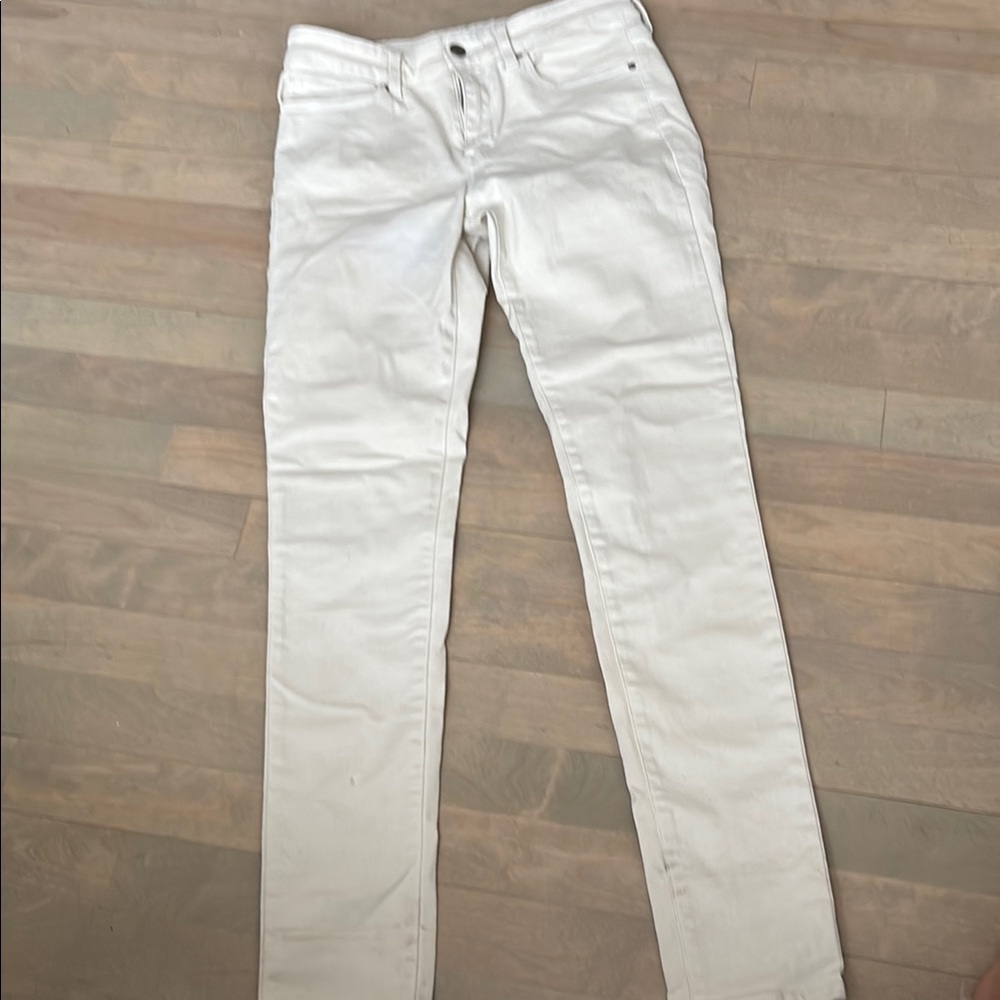 UNIQLO Off White Slim Fit Jeans